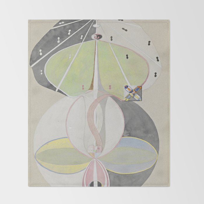 hilma af klint groupivthetenlargestno 7. Throw Blanket Gallery Image 2
