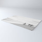 BW Surfer, Ocean Surf, California Dream, Beach Decor, Wave Surfers, Ocean Shore Rug Gallery Image 3