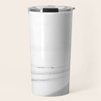 BW Surfer, Ocean Surf, California Dream, Beach Decor, Wave Surfers, Ocean Shore Travel Mug Gallery Image 1