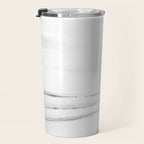 BW Surfer, Ocean Surf, California Dream, Beach Decor, Wave Surfers, Ocean Shore Travel Mug Gallery Image 3