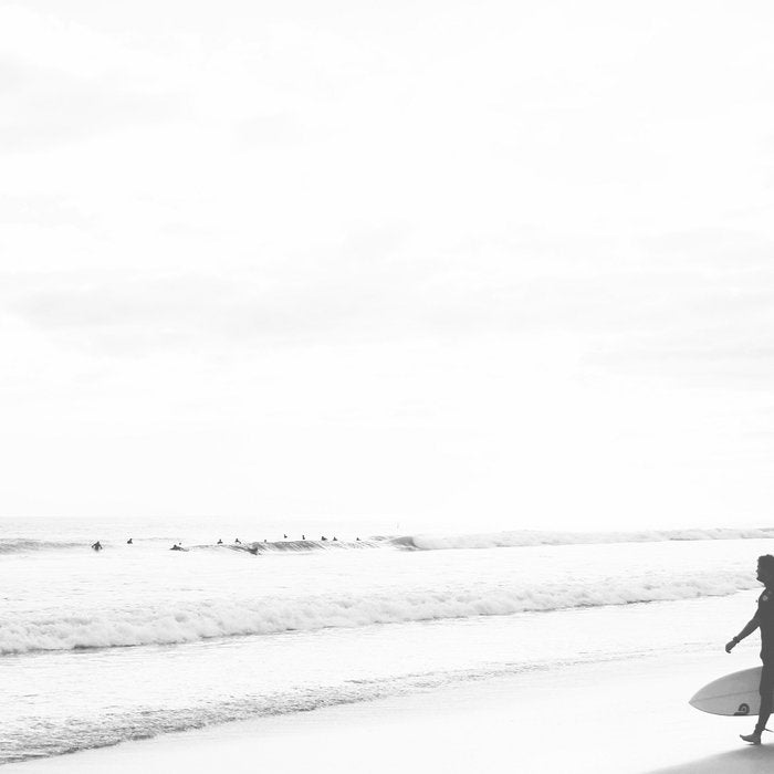 BW Surfer, Ocean Surf, California Dream, Beach Decor, Wave Surfers, Ocean Shore Coffee Mug Gallery Image 2