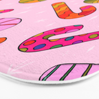 Rainbow Candy Canes Bath Mat Gallery Image 3