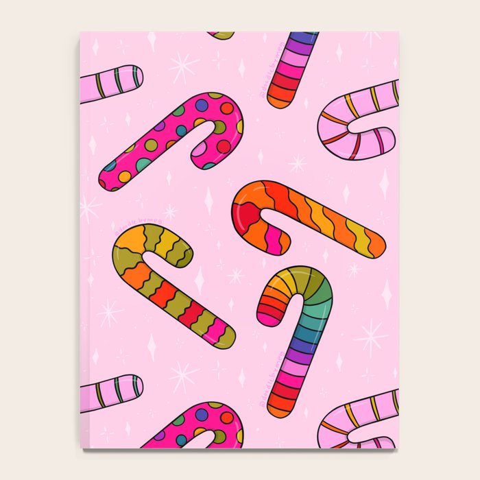 Rainbow Candy Canes Notebook Gallery Image 4