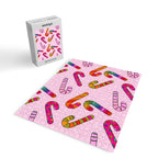 Rainbow Candy Canes Jigsaw Puzzle Gallery Image 2