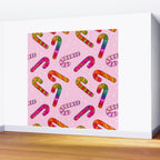 Rainbow Candy Canes Wall Mural Gallery Image 2