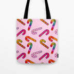 Rainbow Candy Canes Tote Bag Gallery Image 1