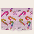 Rainbow Candy Canes Wall Hanging Gallery Image 1
