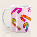 Rainbow Candy Canes Coffee Mug Gallery Image 3