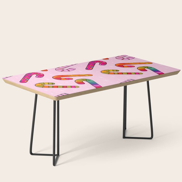 Rainbow Candy Canes Coffee Table Gallery Image 1