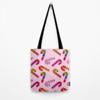 Rainbow Candy Canes Tote Bag Gallery Image 2