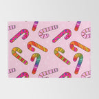 Rainbow Candy Canes Rug Gallery Image 2