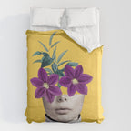 Floral Portrait 2 Duvet Cover Gallery Image 6