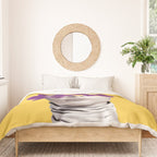 Floral Portrait 2 Duvet Cover Gallery Image 3