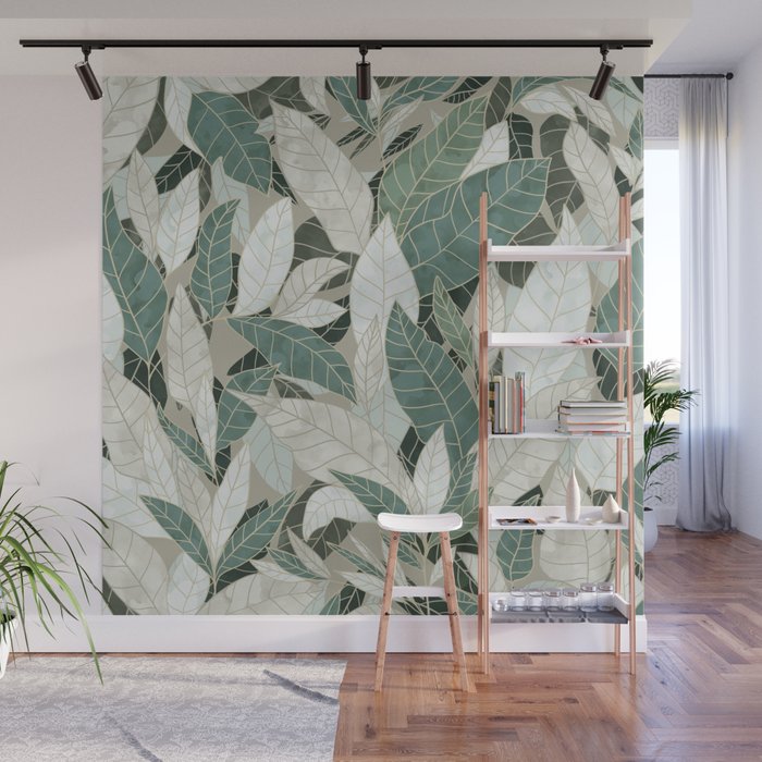Gold forest Wall Mural Gallery Image 1