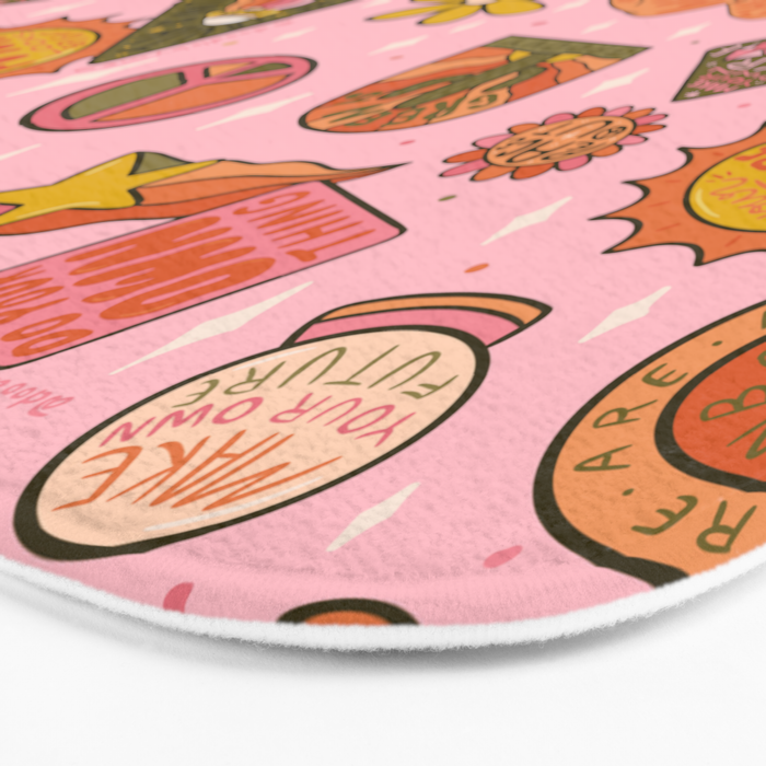 Fall Patch Print Bath Mat Gallery Image 3