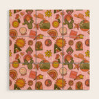 Fall Patch Print Wood Wall Art Gallery Image 1