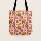 Fall Patch Print Tote Bag Gallery Image 1