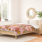 Fall Patch Print Duvet Cover Gallery Image 2