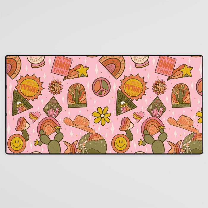 Fall Patch Print Desk Mat Gallery Image 3