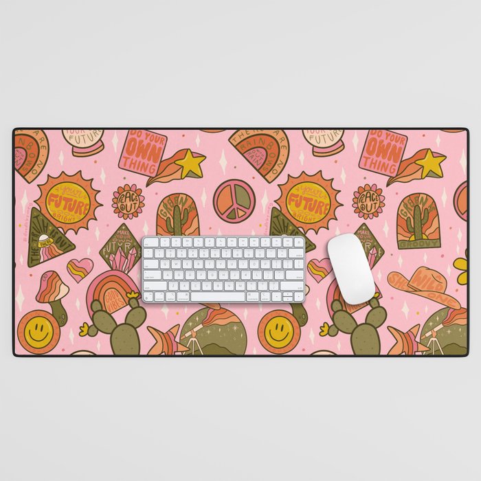 Fall Patch Print Desk Mat Gallery Image 1