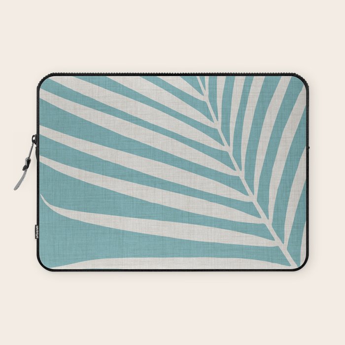 Vintage Palm Frond Silhouette Laptop Sleeve Gallery Image 1