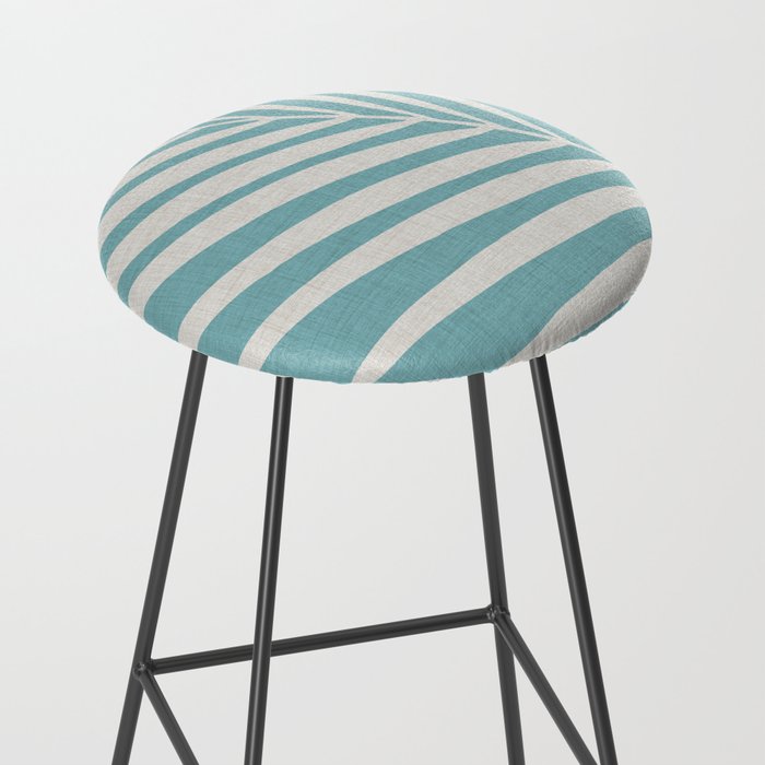 Vintage Palm Frond Silhouette Stool Gallery Image 2