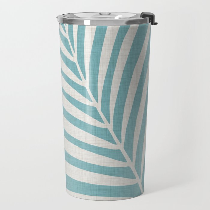 Vintage Palm Frond Silhouette Travel Mug Gallery Image 2