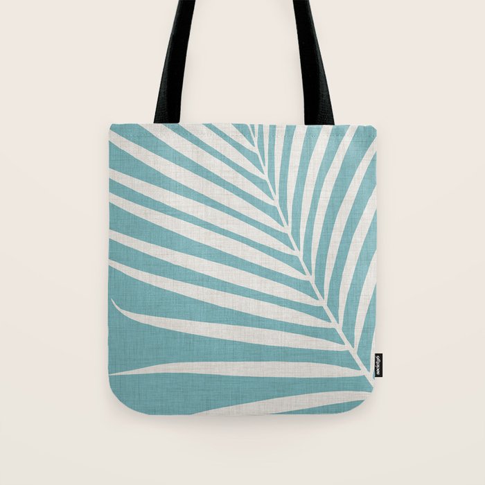 Vintage Palm Frond Silhouette Tote Bag Gallery Image 1