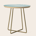 Vintage Palm Frond Silhouette Side Table Gallery Image 1