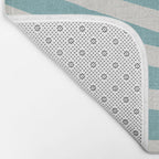 Vintage Palm Frond Silhouette Bath Mat Gallery Image 2
