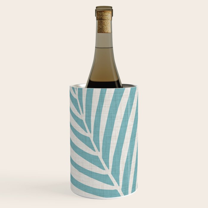 Vintage Palm Frond Silhouette Wine Chiller Gallery Image 3