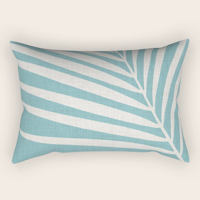 Vintage Palm Frond Silhouette Rectangular Pillow Gallery Image 1