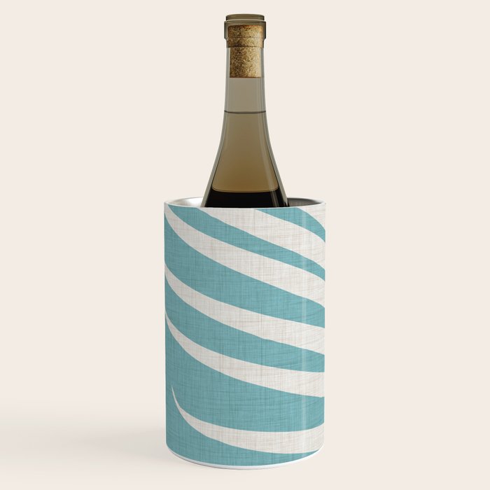 Vintage Palm Frond Silhouette Wine Chiller Gallery Image 2