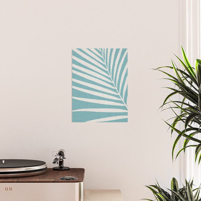 Vintage Palm Frond Silhouette Poster Gallery Image 2