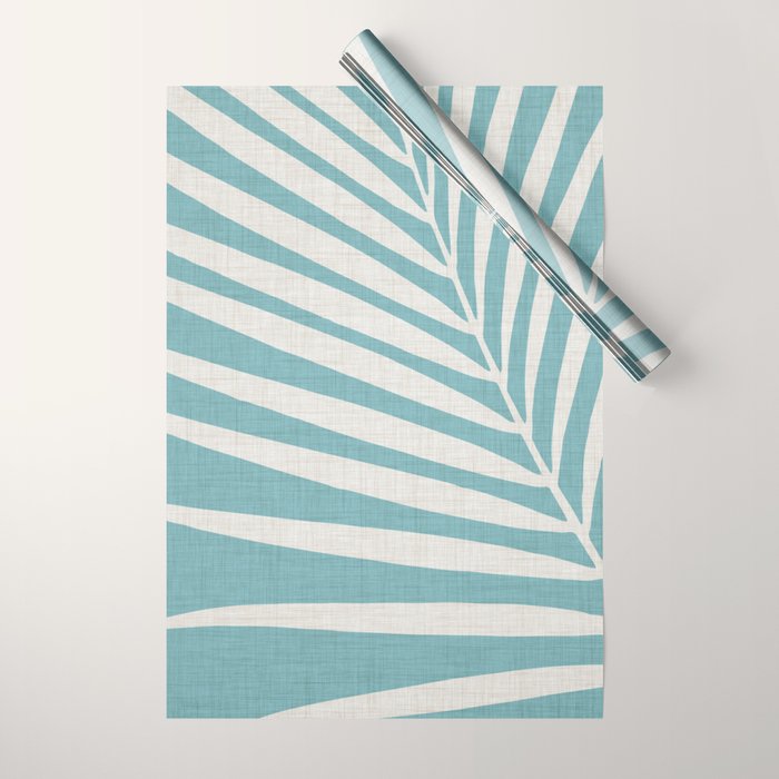 Vintage Palm Frond Silhouette Wrapping Paper Gallery Image 1