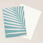 Vintage Palm Frond Silhouette Stationery Card Gallery Image 2
