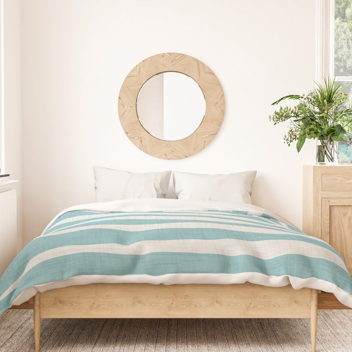Vintage Palm Frond Silhouette Duvet Cover Gallery Image 3