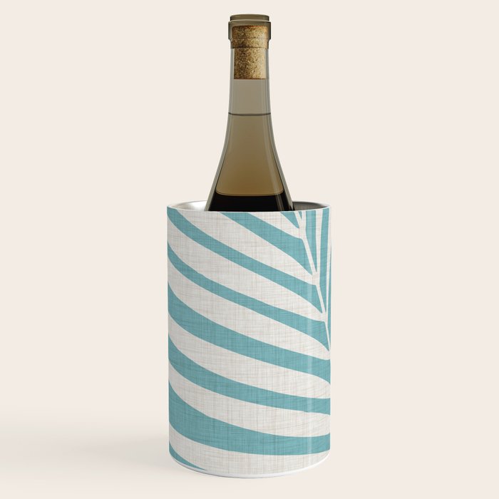 Vintage Palm Frond Silhouette Wine Chiller Gallery Image 1