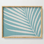 Vintage Palm Frond Silhouette Serving Tray Gallery Image 1