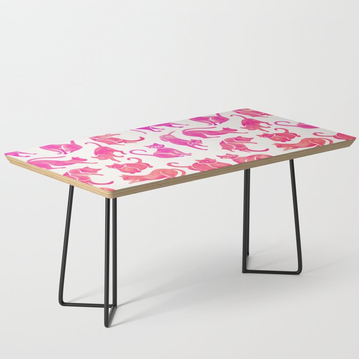 Cat Positions - Pink OmbrÃ© Palette Coffee Table Gallery Image 1