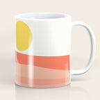Abstract Landscape 09 Red Coffee Mug Gallery Image 1