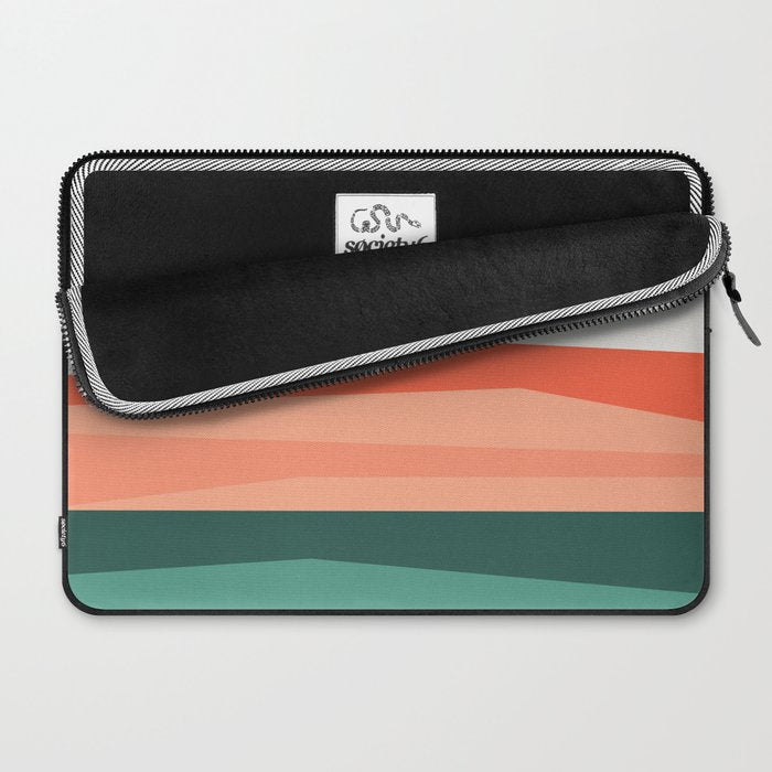 Abstract Landscape 09 Red Laptop Sleeve Gallery Image 2