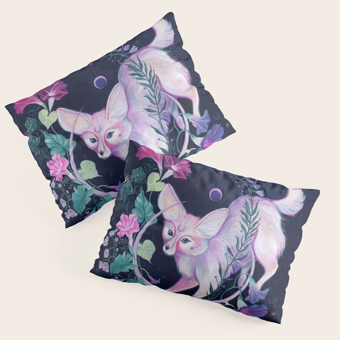 Cosmic Fox Pillow Sham Gallery Image 3