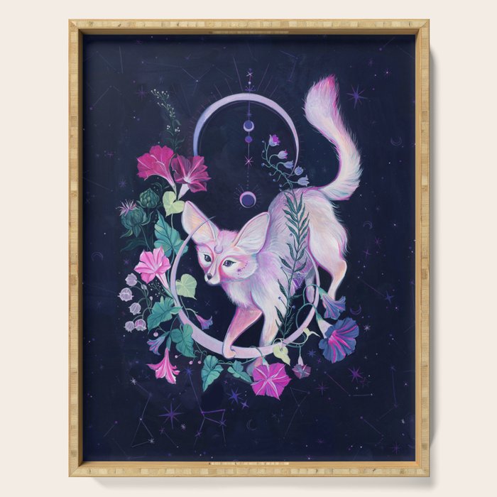 Cosmic Fox Serving Tray Gallery Image 1