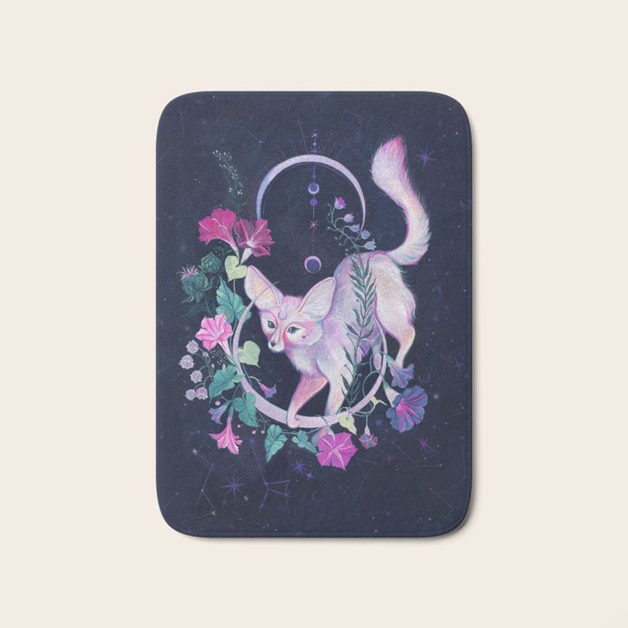 Cosmic Fox Bath Mat Gallery Image 1