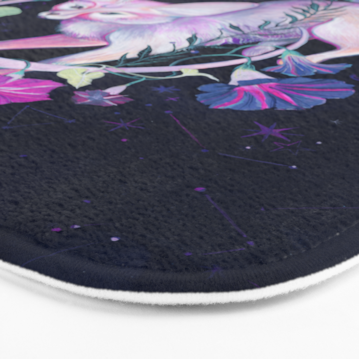 Cosmic Fox Bath Mat Gallery Image 3