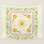 Scandinavian Dove Pattern Wall Tapestry Gallery Image 4