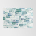 Sea Glass Watercolor Rug Gallery Image 2