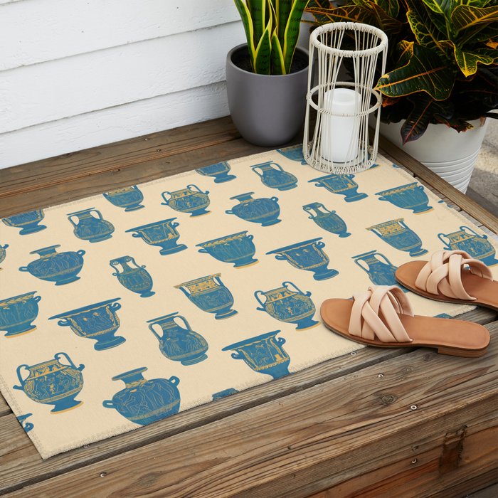 Terracotta Vessels from Italy Outdoor Rug Gallery Image 2