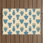 Terracotta Vessels from Italy Outdoor Rug Gallery Image 1